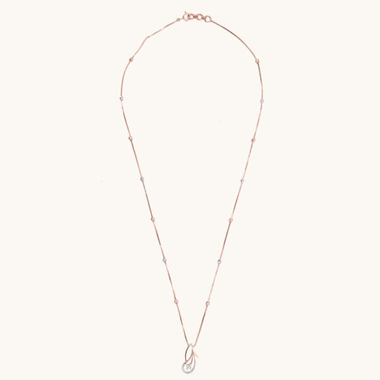 Blush Diamond Necklace