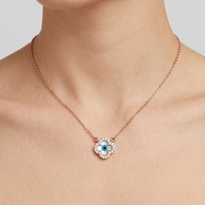 Clover Evileye Necklace