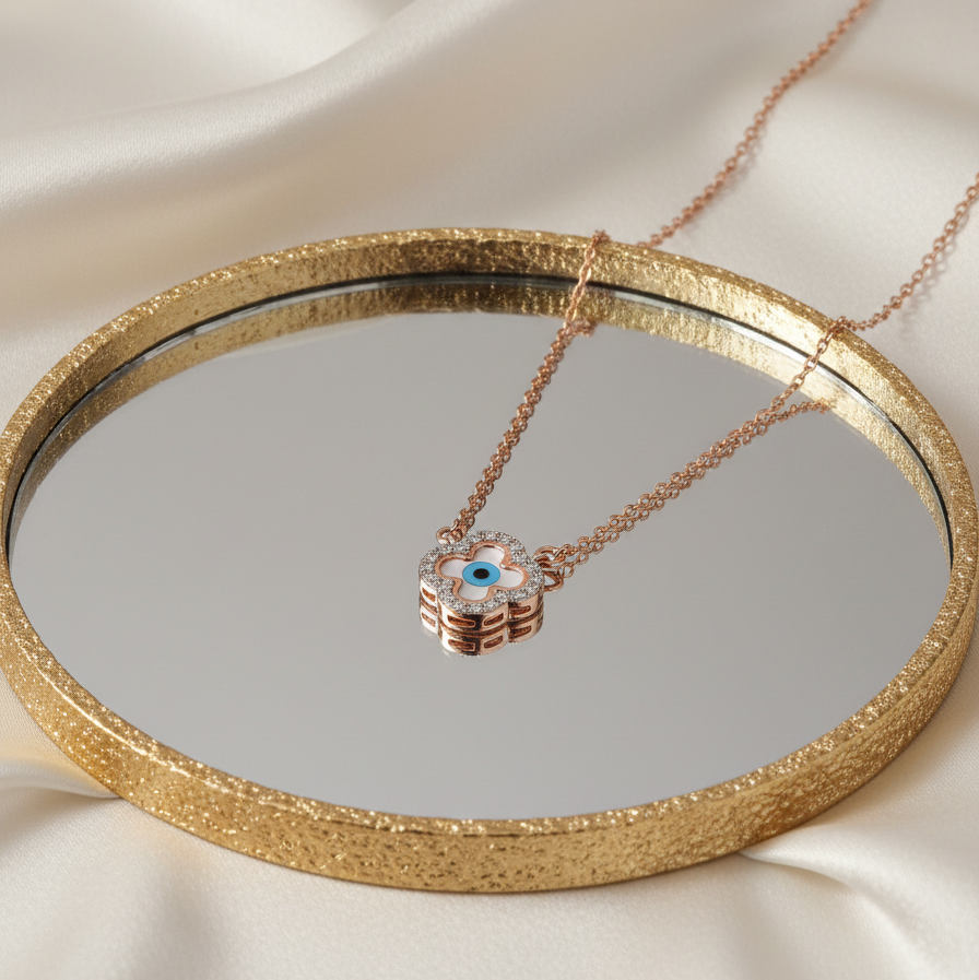 Clover Evileye Necklace
