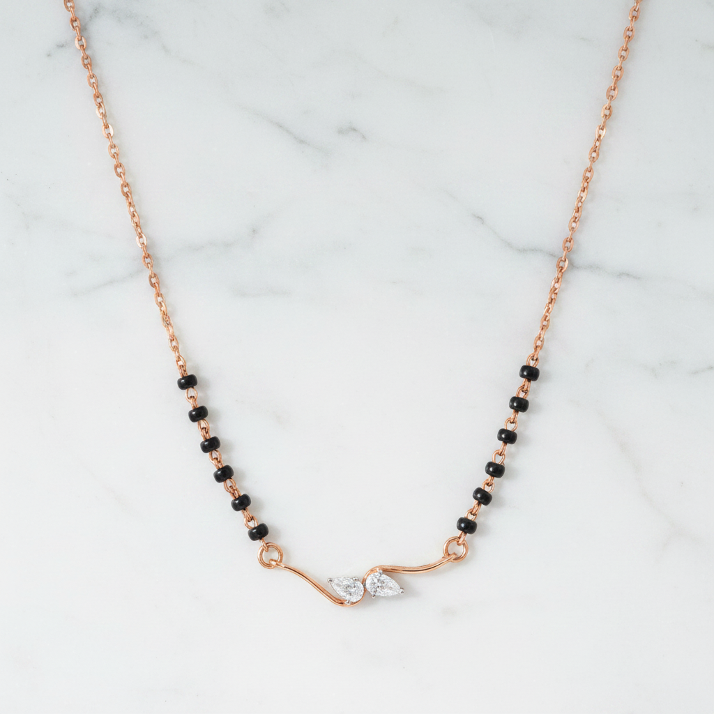 Dainty Diamond Mangalsutra