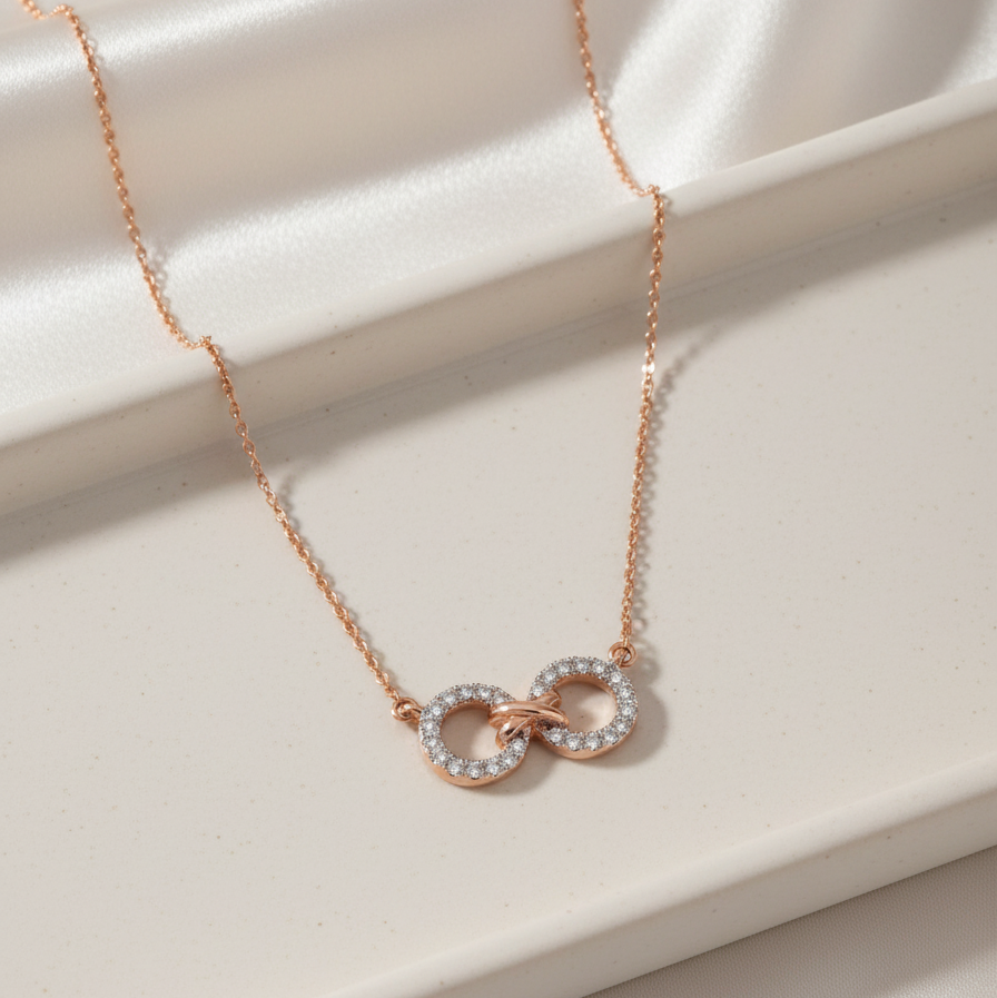 Diamond Duo Necklace