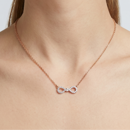 Diamond Infinity Necklace