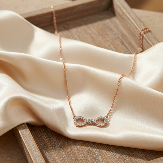 Diamond Infinity Necklace