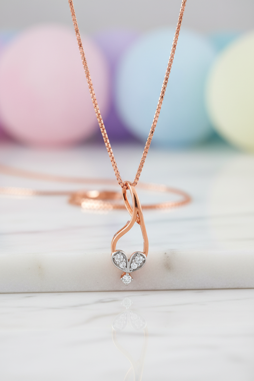 Entwin Diamond Pendant