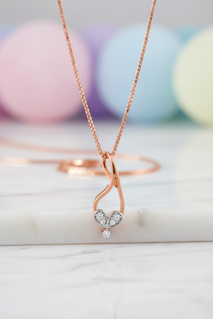 Entwin Diamond Pendant