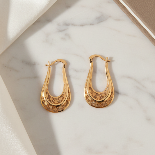Filigree Drop Earrings