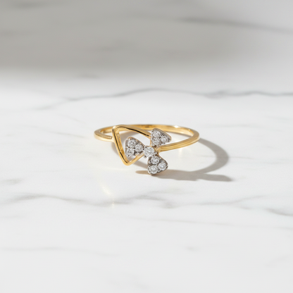 Flare Diamond Ring