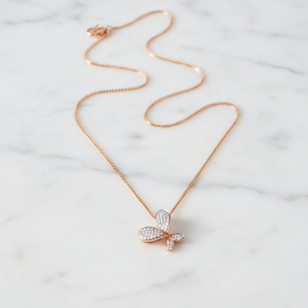 Fly Diamond Pendant
