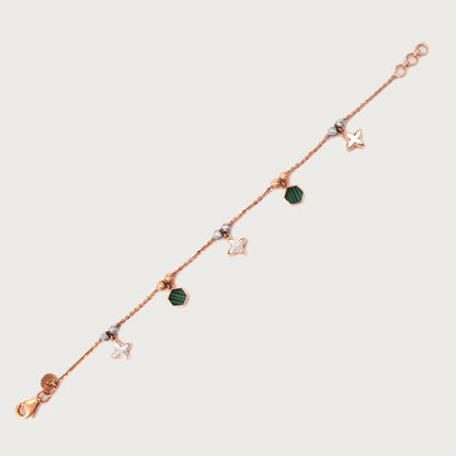 18kt gold cosmos bracelet. Fine celestial jewellery under ₹50,000. Elegant & gift-worthy.