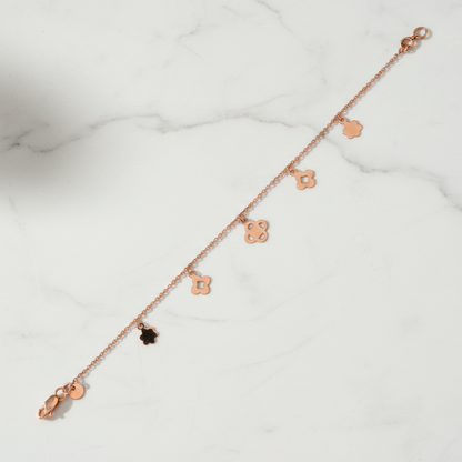 Floral Charm Bracelet