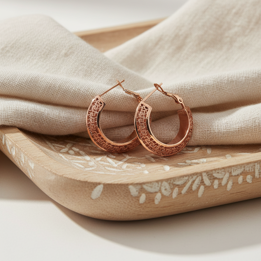Gold Halo Earrings