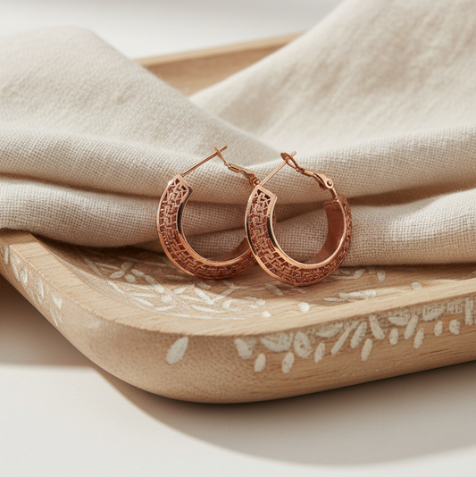Gold Halo Earrings
