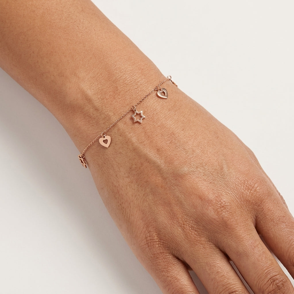 Starry Heart Bracelet