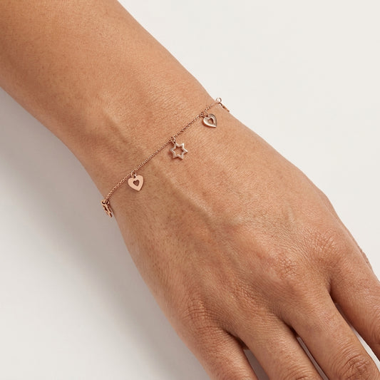 Starry Heart Bracelet