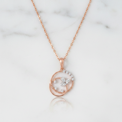 Graceful Diamond Pendant