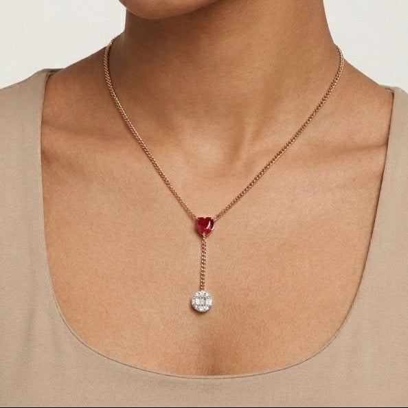 Heart Drop Necklace