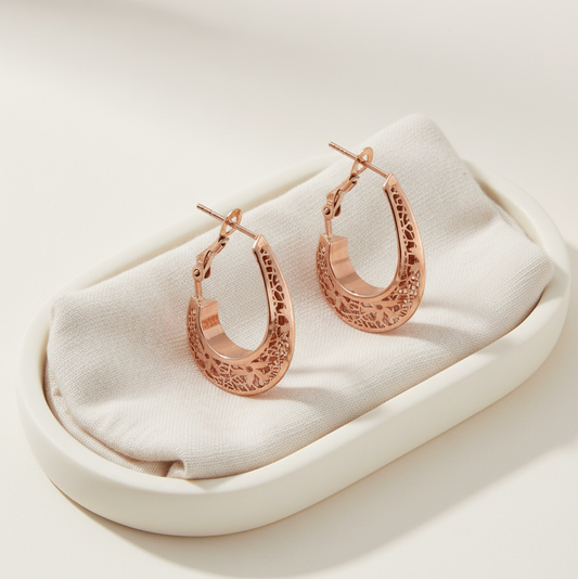 Intricate Floral Hoops