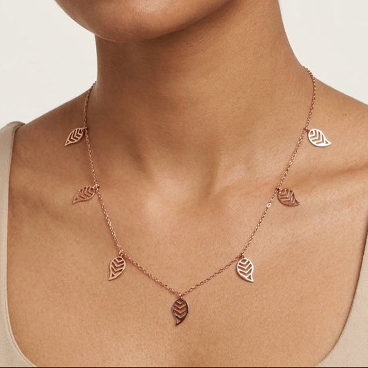 Leaf Charm Necklace