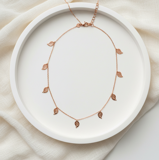 Leaf Charm Necklace