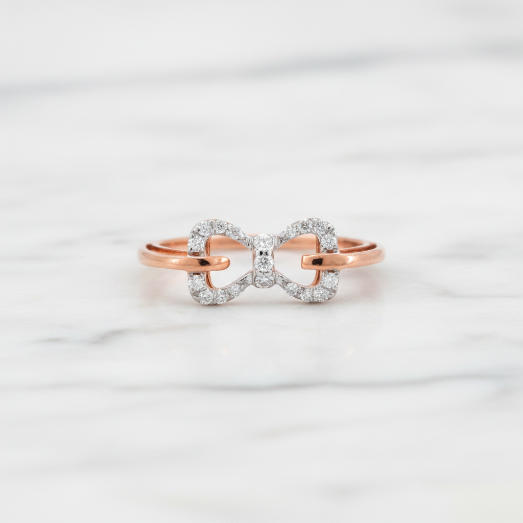 Link Diamond Ring