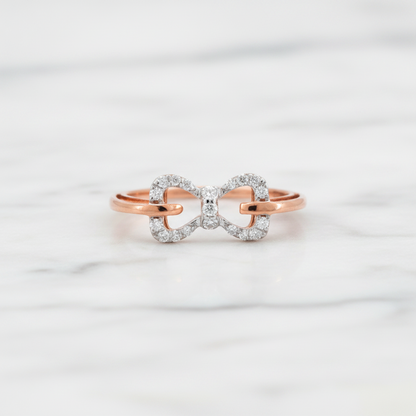 Link Diamond Ring