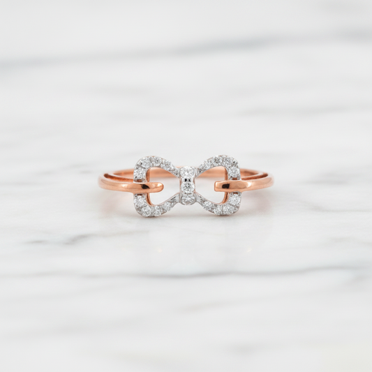 Link Diamond Ring