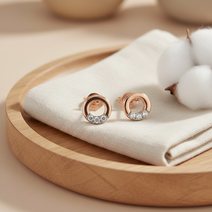 Minimalist Diamond Earrings