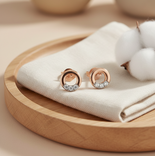 Minimalist Diamond Earrings