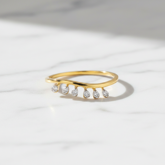 Ocean Diamond Ring