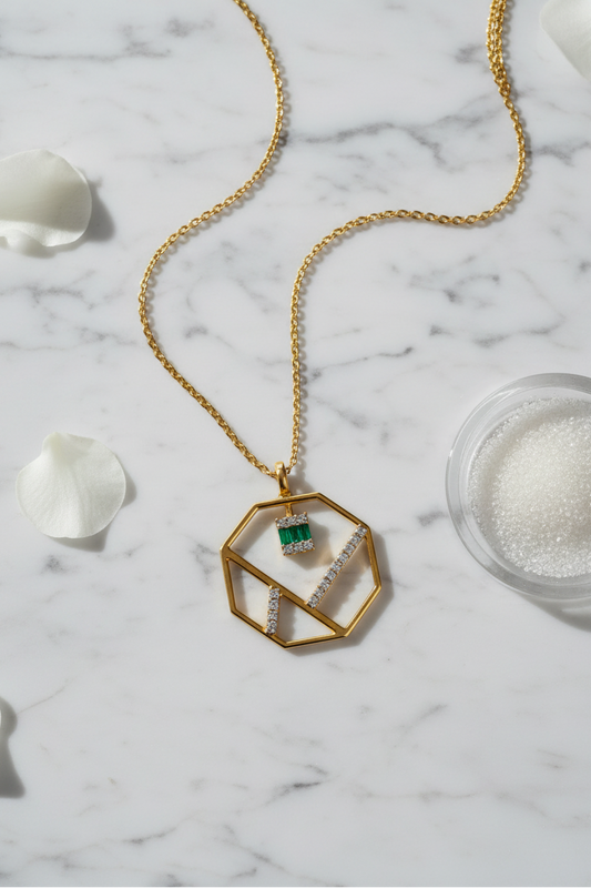Octalet Diamond Pendant