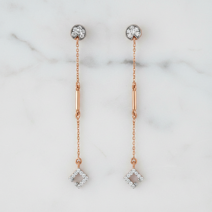 Pacman Diamond Earring