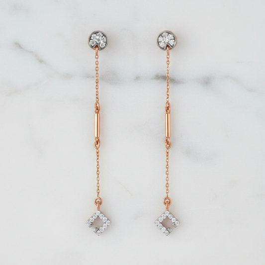 Pacman Diamond Earring