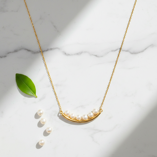 Pearl Bar Necklace