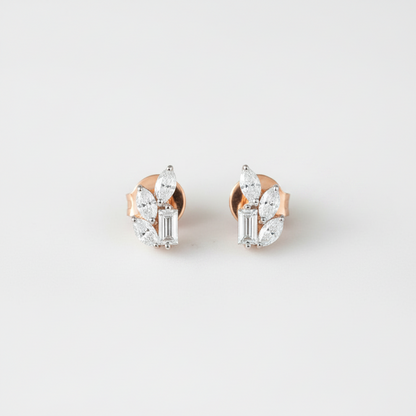 Petal Diamond Studs