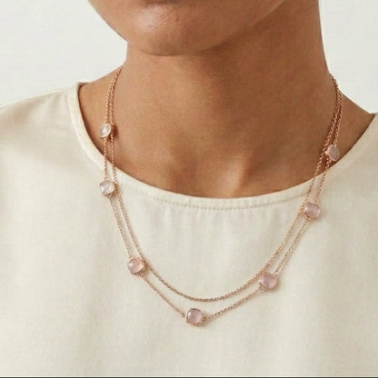 RoséLace Gold Necklace