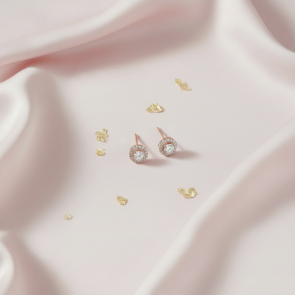 Sphere Diamond Earring