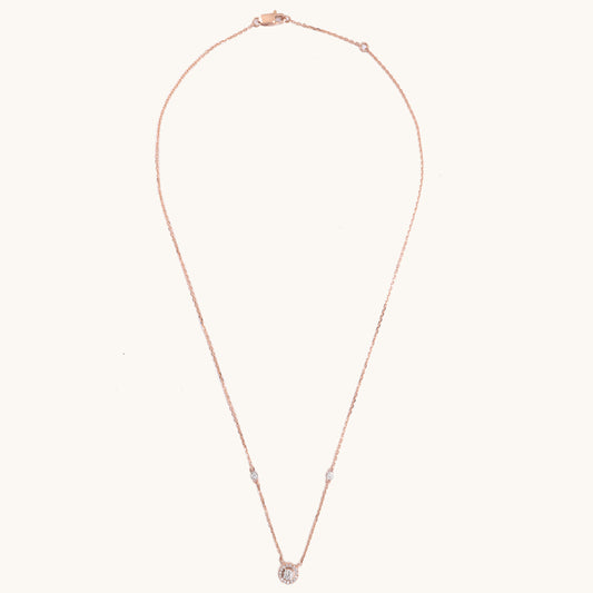 Sphere Diamond Necklace