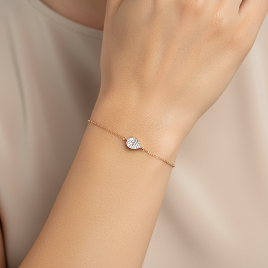 Teardrop Diamond Bracelet