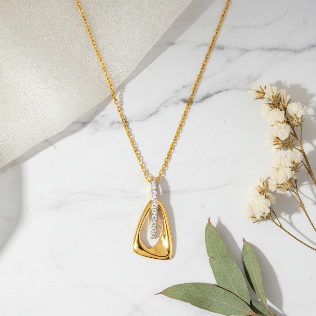 Triangle Droplet Pendant