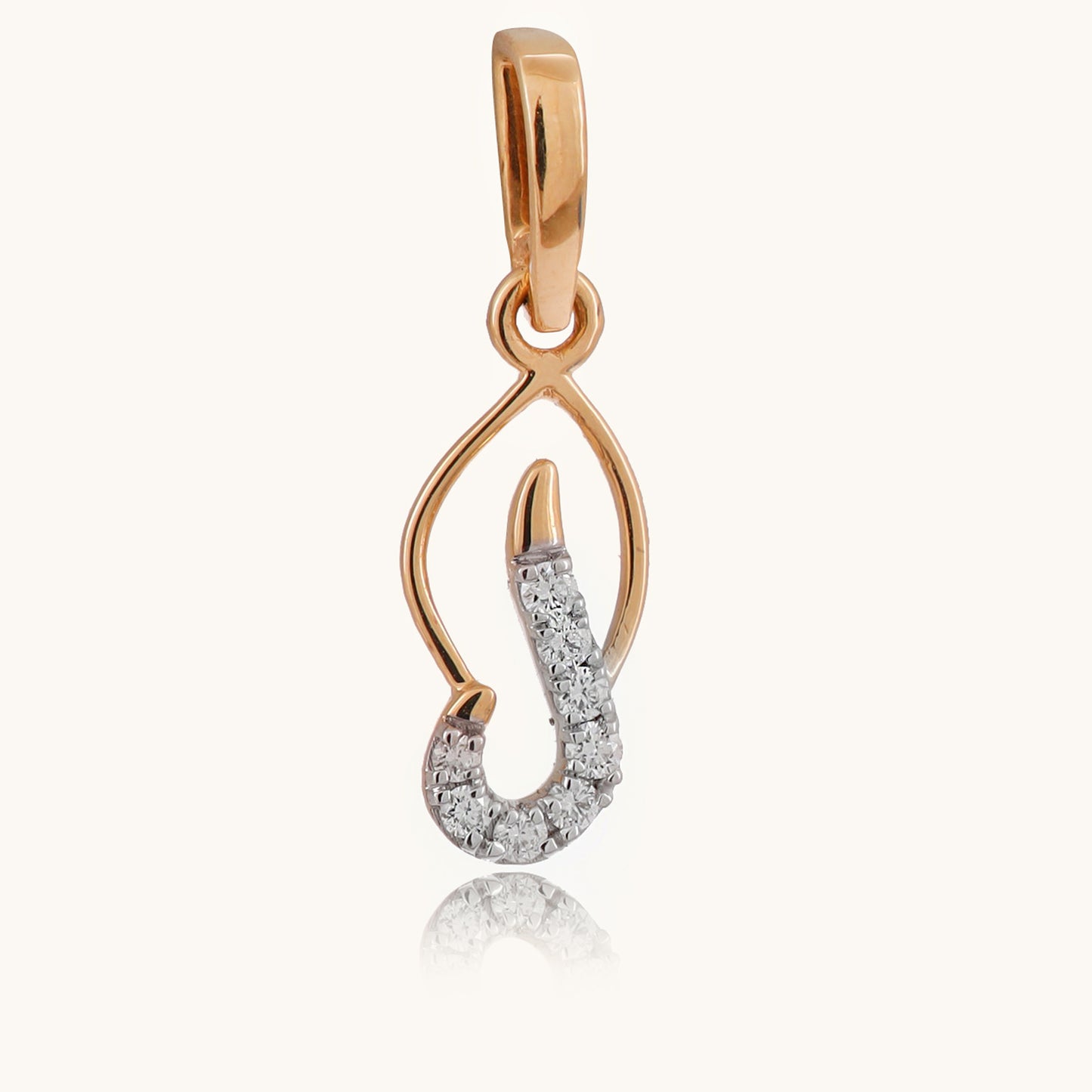 Tyra Diamond Pendant in 18kt BIS hallmarked gold with IGI-certified diamond, perfect for elegant everyday wear under Rs. 20,000.