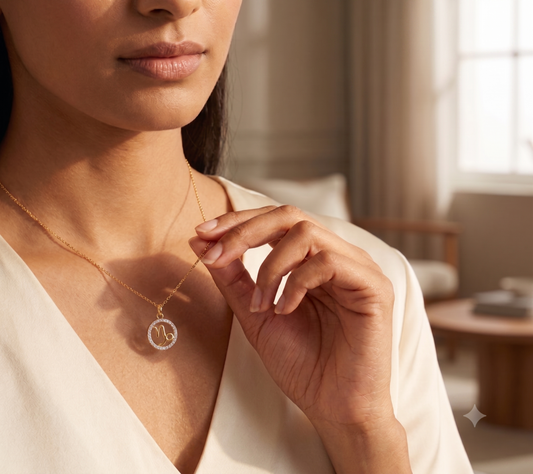 Capricorn Diamond Charm