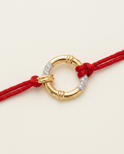 Circle Diamond Rakhi