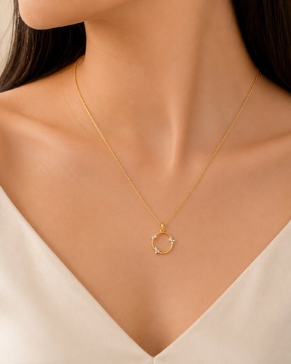 Circlet Leaf Pendant