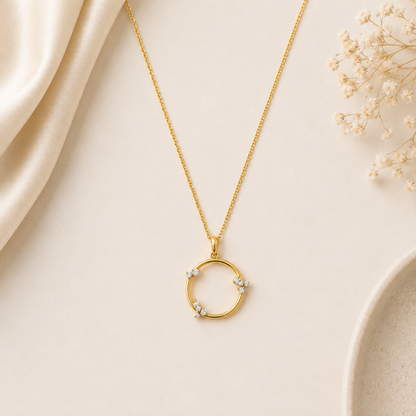 Circlet Leaf Pendant