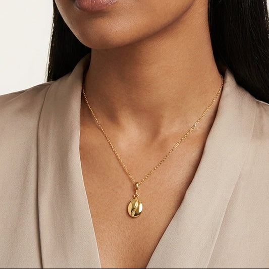 Coffee Gold Charm