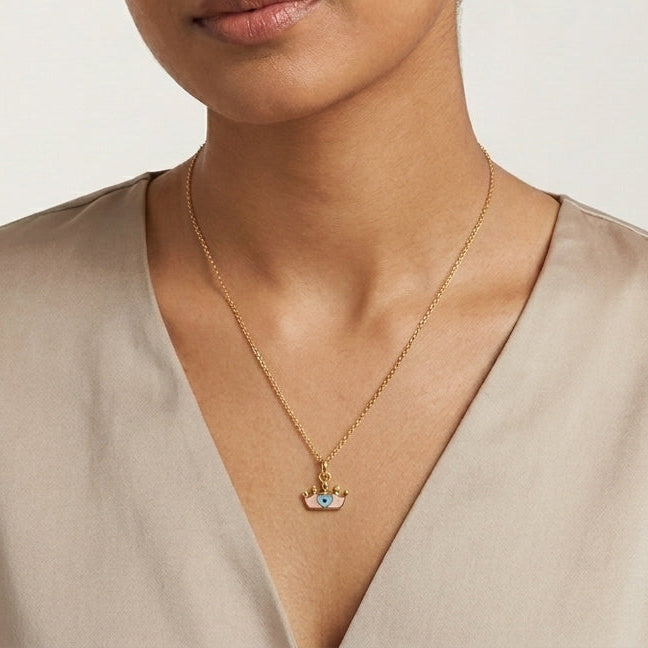 Crown Gold Pendant