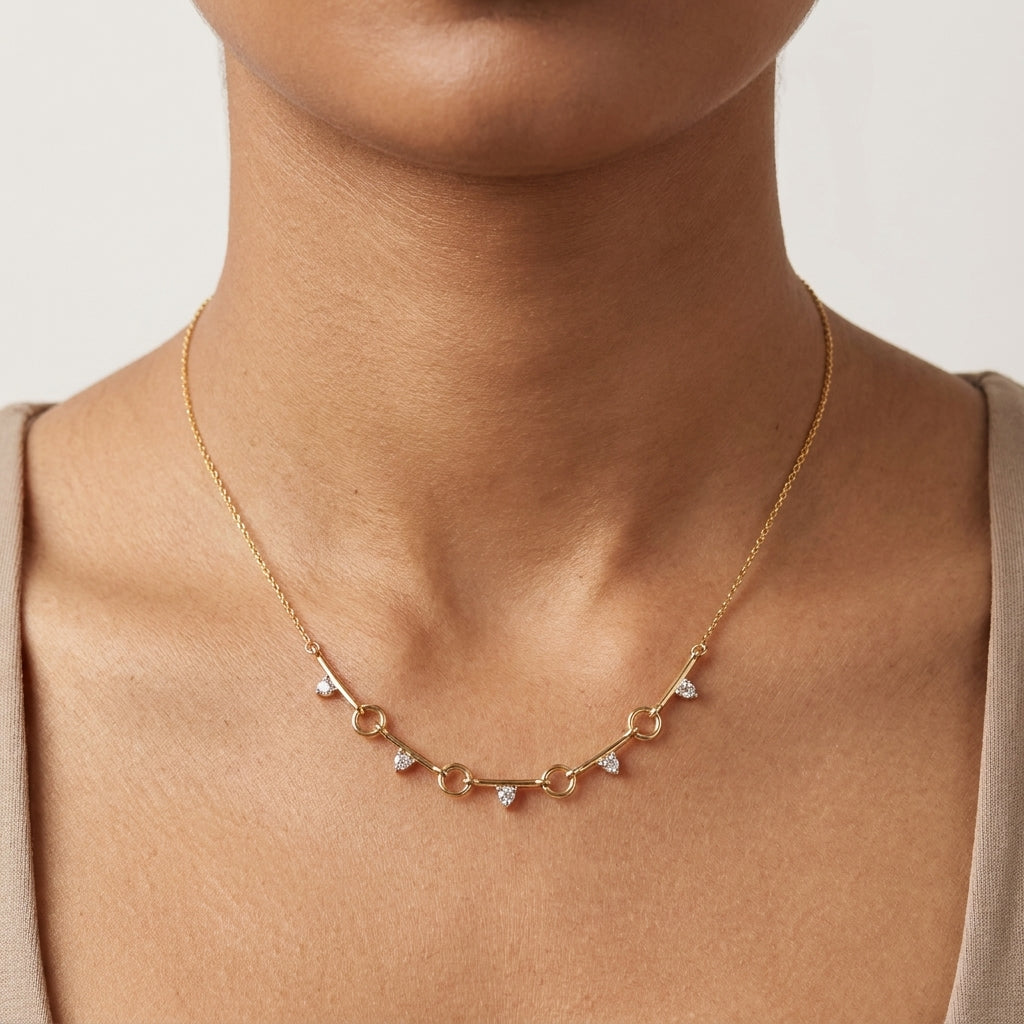 Dainty Diamond Necklace