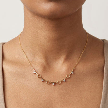 Dainty Diamond Necklace