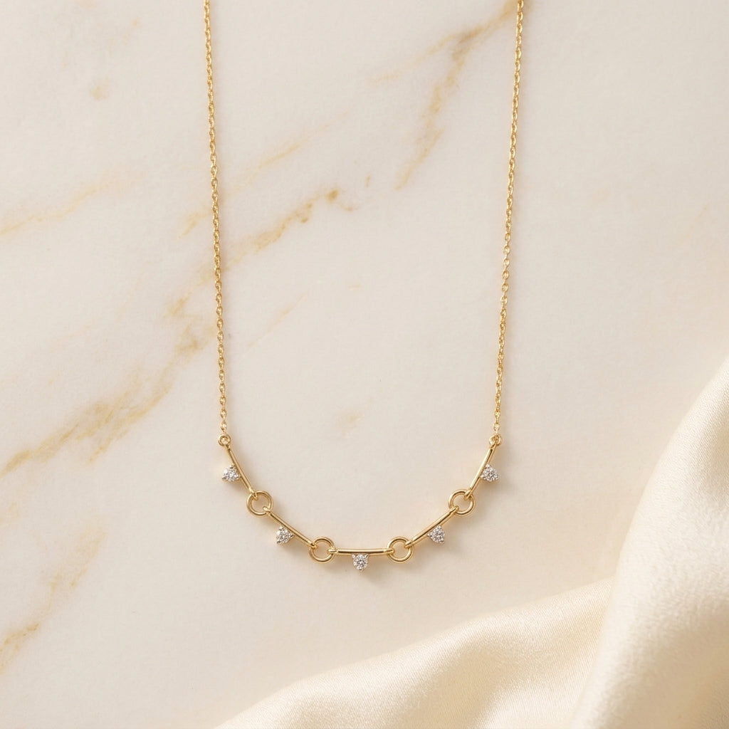 Dainty Diamond Necklace