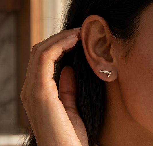 Dangling Diamond Earring